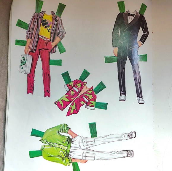 Vintage Jem Paper Dolls Book - Picture 7 of 10